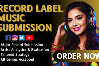 do record label submission and demo to top active label to get signed