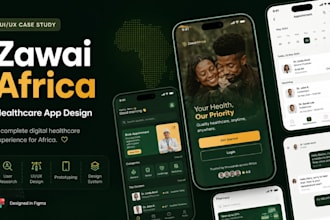 do modern web app design, mobile app design, and saas UI UX in figma