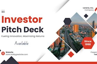 design corporate investor pitch deck company funding powerpoint presentation