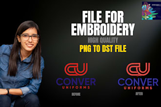 convert your logo to embroidery dst file