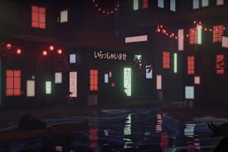 create 3d environments and props