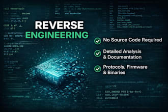 reverse engineer your binary, protocol, or compiled code