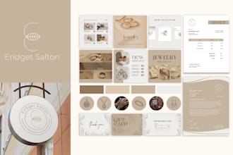 design business logo brand identity and branding kit