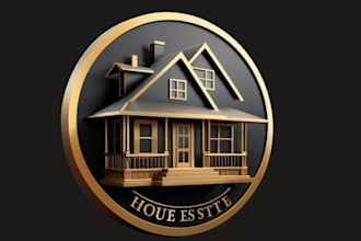 design pro modern, professional, custom 3d minimalist business logo creation