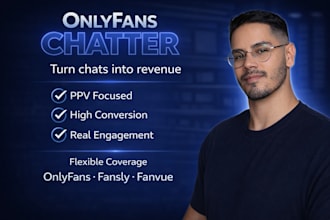 be your onlyfans chatter for ppv sales and dm management