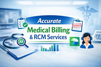 manage complete medical billing and rcm for US practices