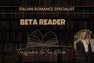 be your honest beta reader