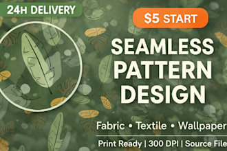design custom seamless patterns