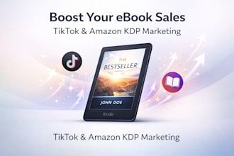 tik tok booktok ebook promotion amazon KDP ads kindle promotion ebook marketing