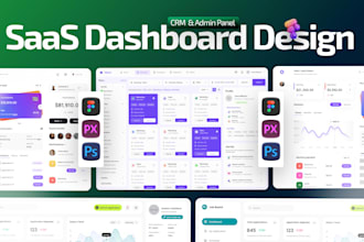 do amazing ui ux design for saas, dashboard, web app, prototype in figma
