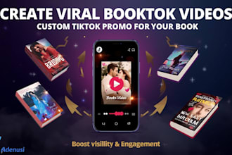 create viral booktok videos to promote your book