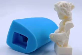 design 3d soap candle and wax mold design for 3d mold printing and manufacturing