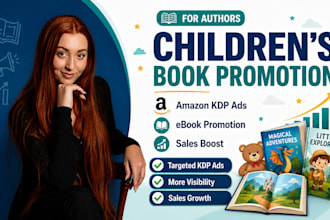 promote your children book with amazon kdp ads ebook promotion and sales boost