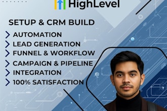 make ghl funnel, website, automation, workflow, all gohighlevel