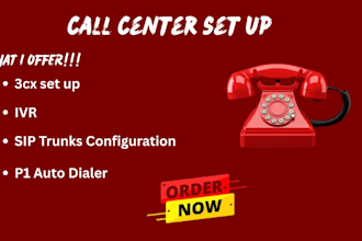 configure 3cx, ringcentral or twilio with sip trunks and IVR