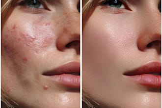 naturally retouch skin and enhance portrait photos