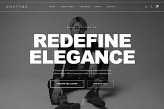 create a luxury shopify store for fashion and beauty brands