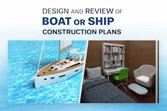 design boats and ships with naval architecture calculations and 3d models