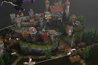create minecraft builder minecraft adventure fantasy map medieval build