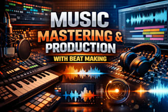 do music mastering and production with beat making