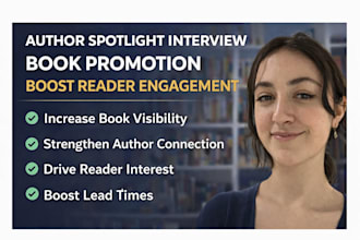 host author spotlight interview book club, book promotion ebook marketing