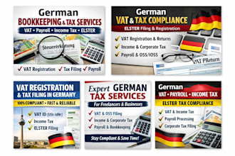 do german bookkeeping, vat registration payroll and tax compliance via elster