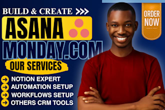 setup monday crm moday com workflow asana trello integration clickup expert