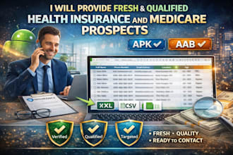 provide fresh and qualified health insurance and medicare prospects
