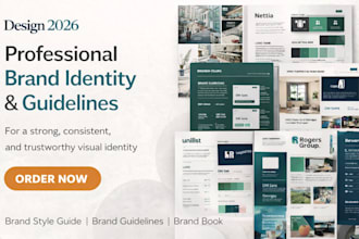 design 2026 corperate brand identity guideline brand style guide brand book kit