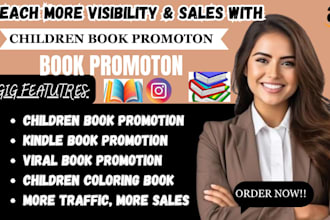 do children book promotion, amazon kdp book promotion, children booktok tiktok