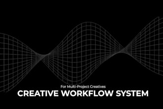 design a custom productivity workflow for creatives