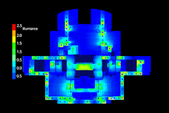 do emergency lighting and egress photometric analysis for compliance