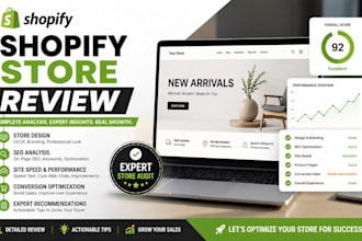 review your shopify store and improve conversion rate