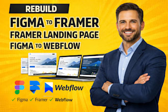 rebuild figma to framer, framer landing page, figma migration figma to webflow