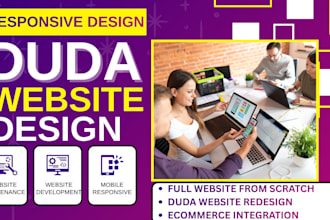 design, redesign duda website, duda website builder expert
