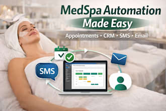 setup gohighlevel medspa email marketing workflow automations medspa botox lead