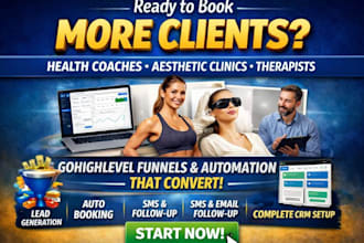 do gohighlevel health coaches funnel ghl aesthetic clinic website ghl automation