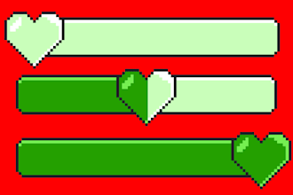 create pixel art UI and icons