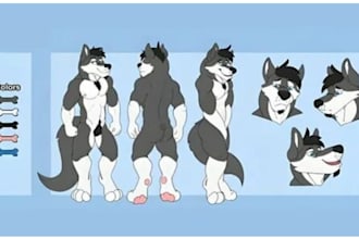 fursona ref sheet furry reference sheet anthro ref sheet furry ref sheet nsfw oc