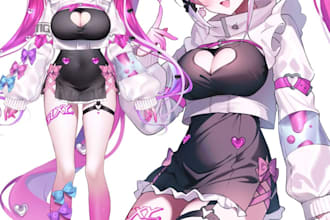 anime oc, vtuber, fanart, comic art, manga, nsfw, sfw, emote, anime pfp