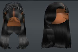 roblox ugc, roblox scalp hair, roblox gfx, roblox accessories