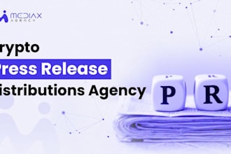 do distribution crypto press release and blockchain press release to news media