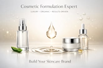 custom skincare formulation and cosmetic formulations