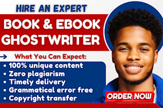 be your ebook ghostwriter, self help ebook writer book writer, ghost book writer