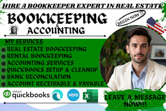 do bookkeeping accounting in real estate quickbooks xero wave zoho airbnb