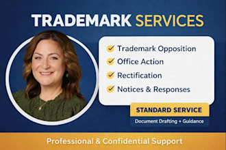 file trademark opposition, notices, rectification, office action and litigation