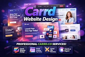 design carrd website carrd landing page redesign carrd website design carrd co