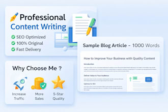 write high quality content