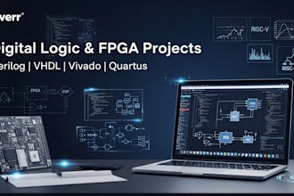 do digital logic and fpga projects verilog vhdl dsp risc v vivado quartus