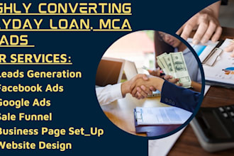 generate mca, payday, student loan, and business funding leads for your website